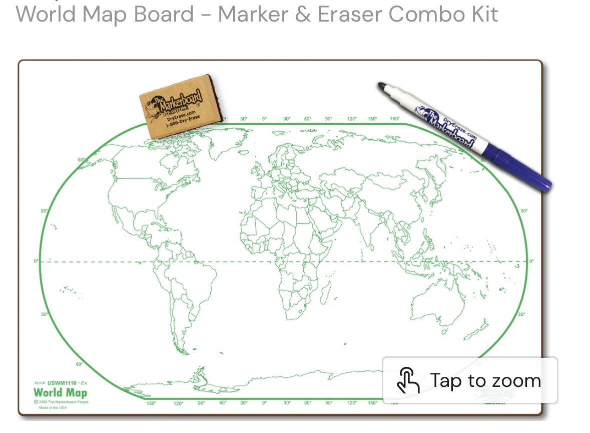 It’s match day for <a href="/DonorsChoose/">DonorsChoose</a> I have a project up for a class set of dry erase world maps. $45 to fund! Can anyone help/repost please? donorschoose.org/project/mappin… <a href="/YNB/">yvette nicole brown</a> <a href="/IAmSophiaNelson/">Sophia A. Nelson</a> <a href="/Martina/">Martina Navratilova</a> <a href="/wkamaubell/">W. Kamau Bell</a> #clearthelist