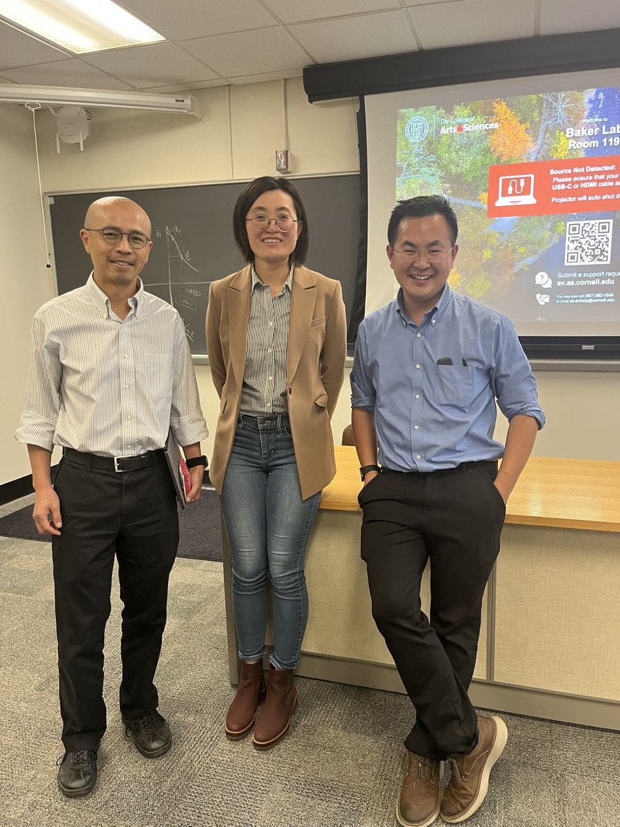 Yang Group @ Cornell (@yaoyang_cornell) on Twitter photo We are very happy to have Prof. Feifei Shi from Penn State to give an exciting Pchem seminar. It's surprising to see how close the battery frontiers are to the seminar work on the double layer by Stern, Frumkin, Grahame... It's never too old to try dropping Hg electrode! We are very happy to have Prof. Feifei Shi from Penn State to give an exciting Pchem seminar. It's surprising to see how close the battery frontiers are to the seminar work on the double layer by Stern, Frumkin, Grahame... It's never too old to try dropping Hg electrode!
