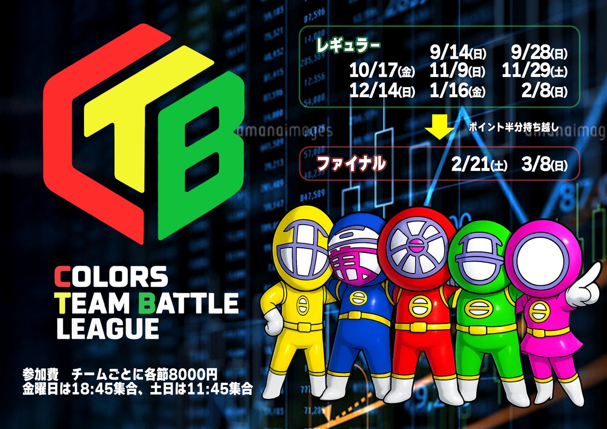 おはようございます☺
９月のもう後半ですね～！
明後日はCTB第二節です🎵
チームロゴや現在のスコアもお店に張り出ししていますので是非ご確認ついでに遊技しにいらして下さい✨

本日もご来店お待ちしております☺🎵