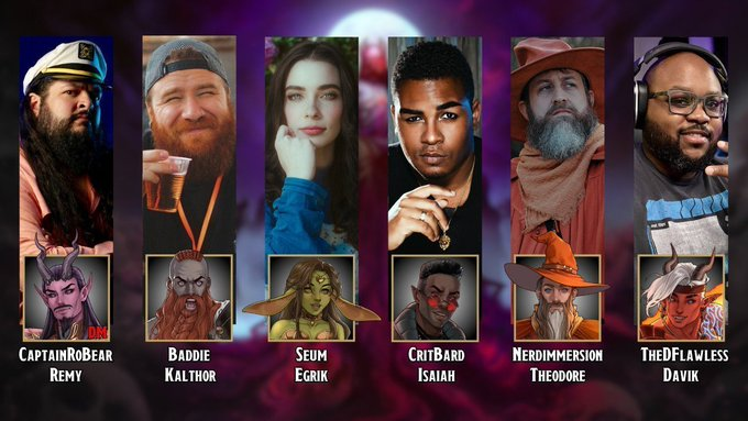 CaptainRoBear's tweet image. The Party: @BaddieStreams @JustSeum @CritBard @nerdimmersion @TheDFlawless
twitch.tv/CaptainRoBear
youtube.tv/CaptainRoBear
twitch.tv/nerdimmersion