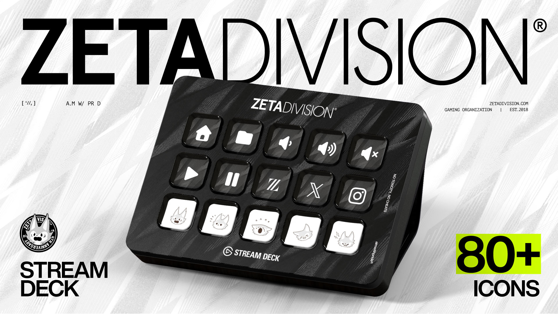 ZETA DIVISIONコラボモデル StreamDeck Faceplate ZETA DIVISION on X: 