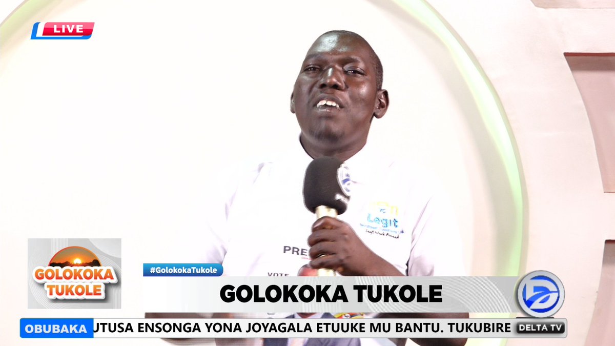 Program Golokoka Tukole y'eriko kati <a href="/SharonMirembe_/">Sharon Mirembe</a> ne <a href="/BugieJosh/">Jsh Bugie</a> bakuleetedde Pulezidenti wo Boogere Peterson

#GolokokaTukole #DeltaTvTukole