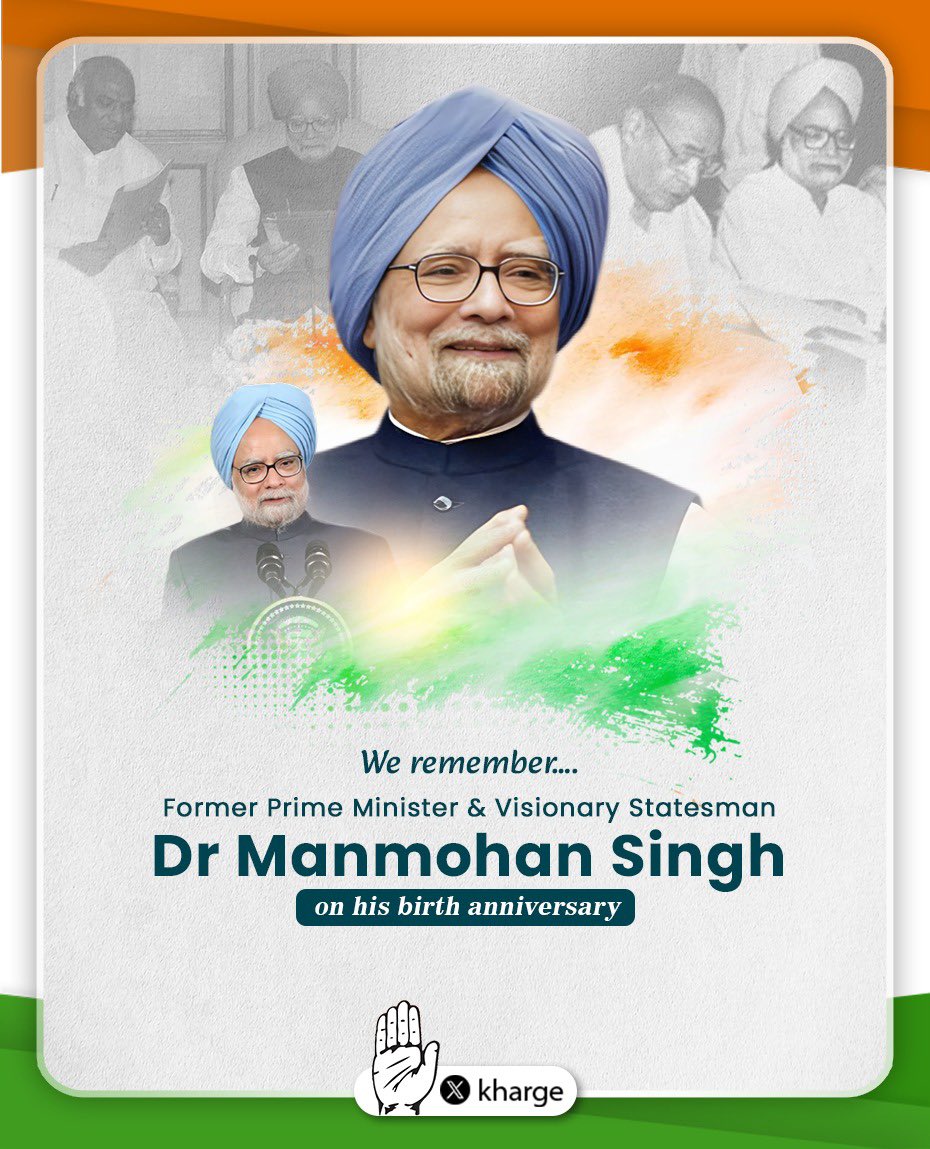 We remember the contribution of Former Prime Minister, Dr. Manmohan Singh in nation building. He was a gentle architect of India’s economic transformation. 

A man of humility and wisdom, he carried himself with quiet dignity, letting his actions speak louder than his words. His