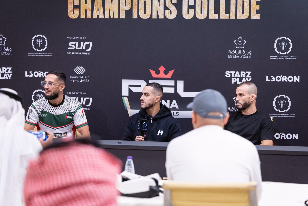 9dmd's tweet photo. الرياض على موعد مع الحماس!

نجوم الفنون القتالية يستعدون لنزالات نصف النهائي في دوري المقاتلين المحترفين، يوم السبت في صالة أرينا.

#الرياض #دوري_المقاتلين_المحترفين
#صميم 
@Turki_alalshikh 
@smmafksa 
@surj_sports https://t.co/DdYqovmjcd