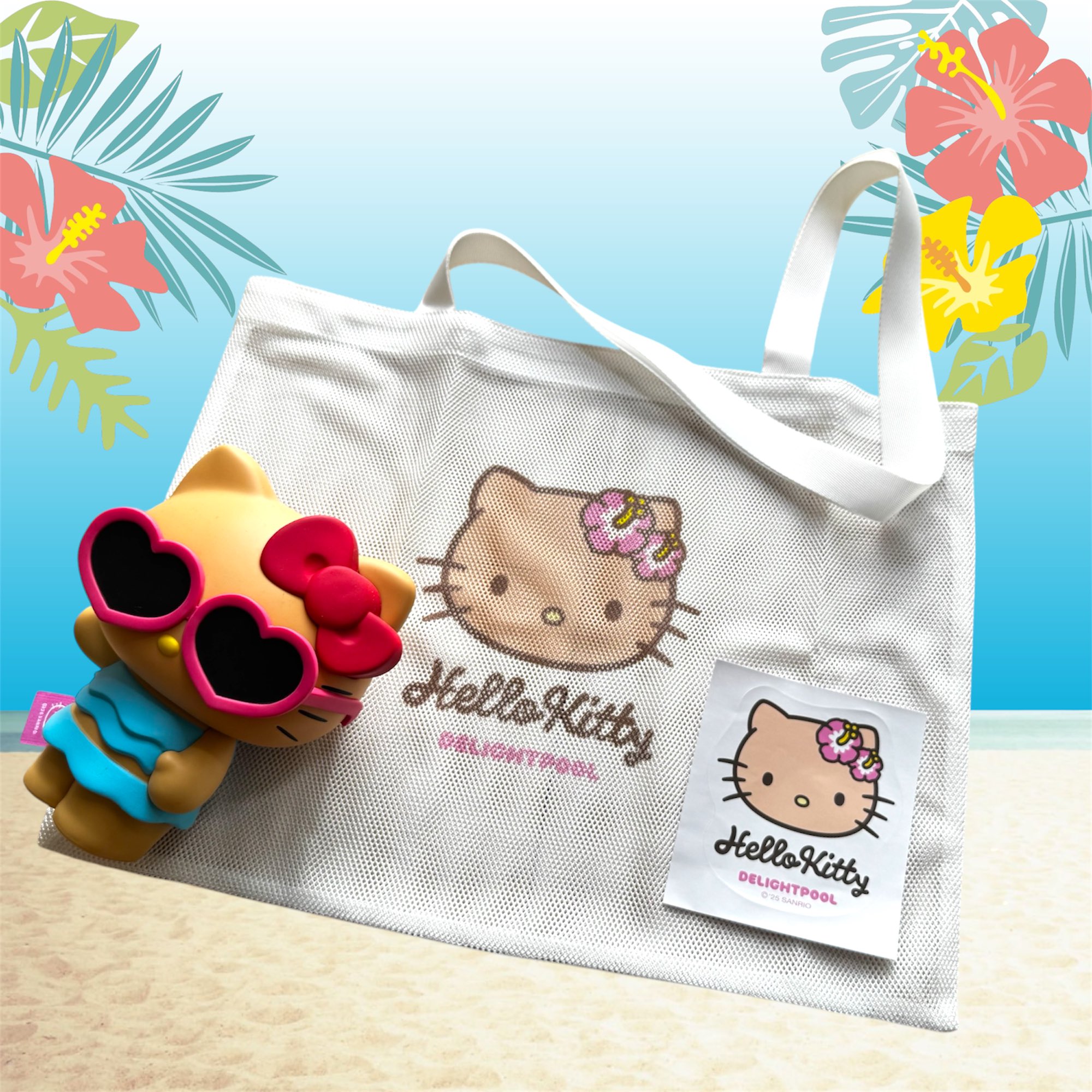 ❤*中様 新品未使用♡海外限定 ハローキティ日焼けメモ♪レイの花輪① ❤*中様 新品未使用♡海外限定 ハローキティ日焼けメモ♪レイ