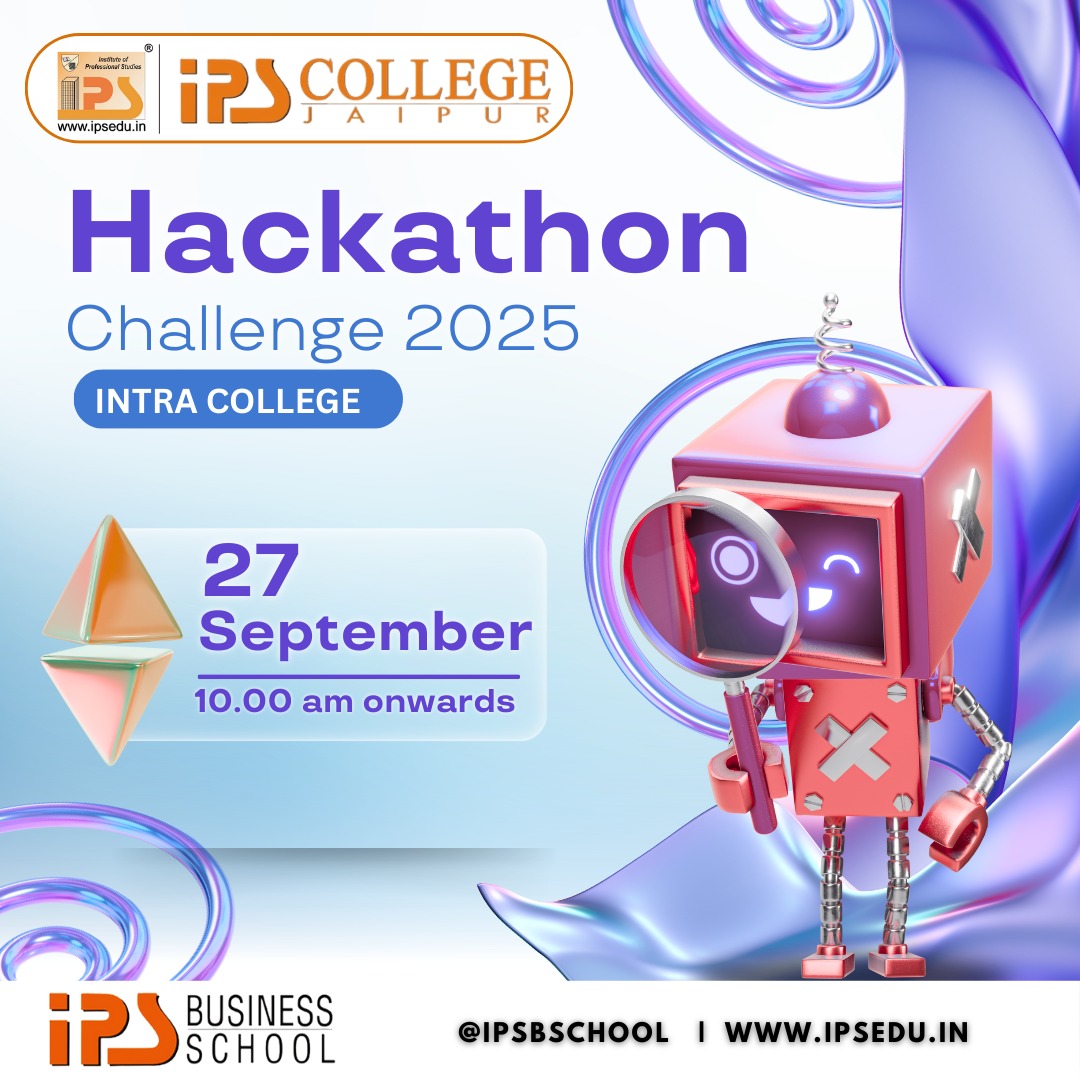 ipsjaipur's tweet image. Unleashing Ideas, Cracking Codes & Building Futures — Hackathon Challenge Intraday at IPS COLLEGE JAIPUR !
#HackathonChallenge #IntraDayInnovation #CodeToCreate #TechWarriors #IdeasIntoReality #InnovationUnleashed #sih2025 #smartindiahackathon2025