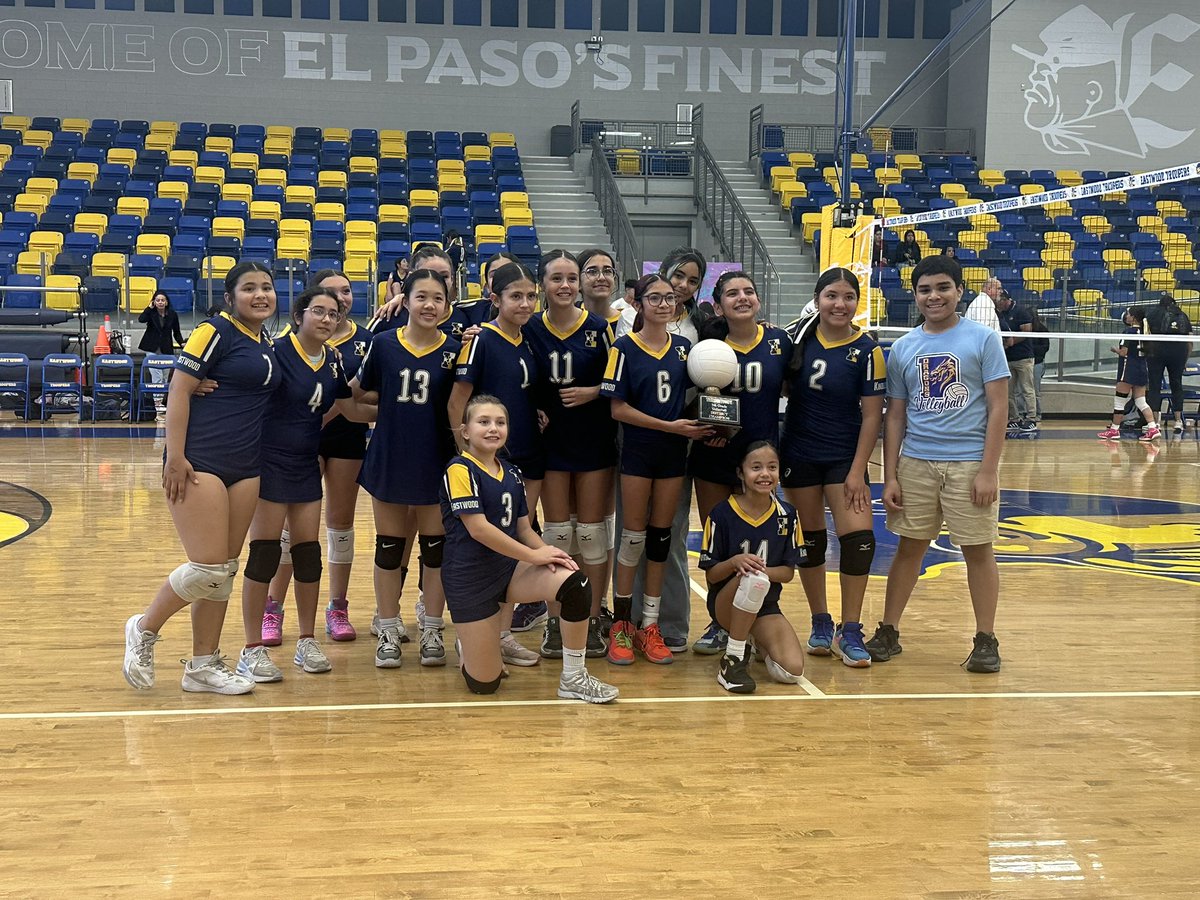 YISDAthletics1's tweet photo. A big congratulations to 
Eastwood MS Conference 1 7th Grade Champions
Del Valle MS Conference 1 8th Grade Champions
Eastwood Knolls IS Conference 2 8th Grade Champions 
Eastwood Knolls IS Conference 2 7th Grade Champions 
🏐🏆⭐️
@YsletaISD @YISDCFO @DeXavierluke https://t.co/xXF3MgOzr9