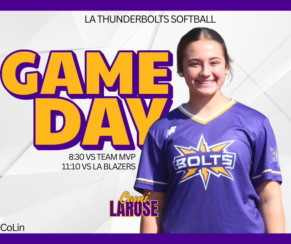 IT’S GAME DAY!
We’re headed to <a href="/CoLinSoftball/">Co-Lin Softball</a> to showcase our talented crew and bring the heat!🔥
#GameDay #CoLinBound #ShowUpAndShowOut #NextLevel #LevelUp