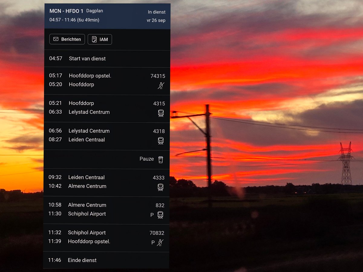 sabineramp1985's tweet image. Goedemorgen allemaal, ook vandaag mag ik weer een vroege dienst doen, deze keer met simpele inhoud. 
Ik mag vandaag namelijk eerst naar #Lelystad Centrum met de sprinter en met dezelfde trein naar #LeidenCS. Op #LeidenCS heb ik