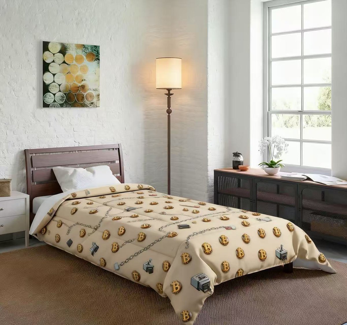 PunkBLC_Team's tweet photo. Design Discussion 🛋️
What do you think of a Bitcoin-themed quilt idea? 🪙✨
https://t.co/bpXZXKyb0a
We want your input! Share your thoughts, ideas, and tweaks to make this design perfect.
Join our forum and help shape the final look!
#Bitcoin #Crowdfunding #Web3Hardware #creativity #PunkBLC