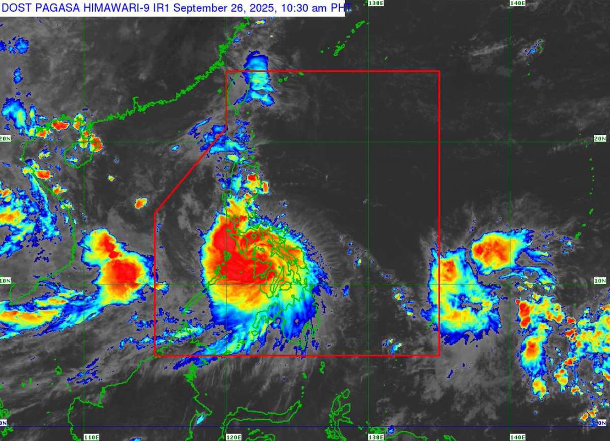 dost_pagasa's tweet image. TROPICAL CYCLONE BULLETIN NR. 17
Severe Tropical Storm #OpongPH (BUALOI)
Issued at 11:00 AM, 26 September 2025
Valid for broadcast until the next bulletin at 2:00 PM today.

OPONG HAS PASSED OVER SIBUYAN AND TABLAS ISLANDS IN ROMBLON AND IS NOW HEADING TOWARDS SOUTHERN PORTION OF…