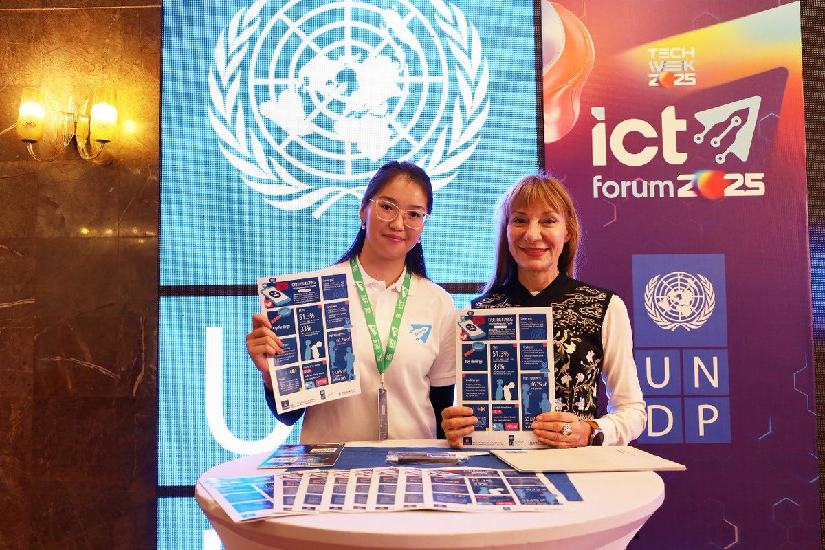 MatildaDimovska's tweet image. Technology needs to be a bridge, not a dividing line. At 🇲🇳&apos;s ICT Forum 2025 organized by @mddc_mongolia, I stressed importance for &apos;digital first&apos; future to be inclusive, ethical, &amp;amp; transformative where AI &amp;amp; tech power opportunity, climate resilience, &amp;amp; human development for all