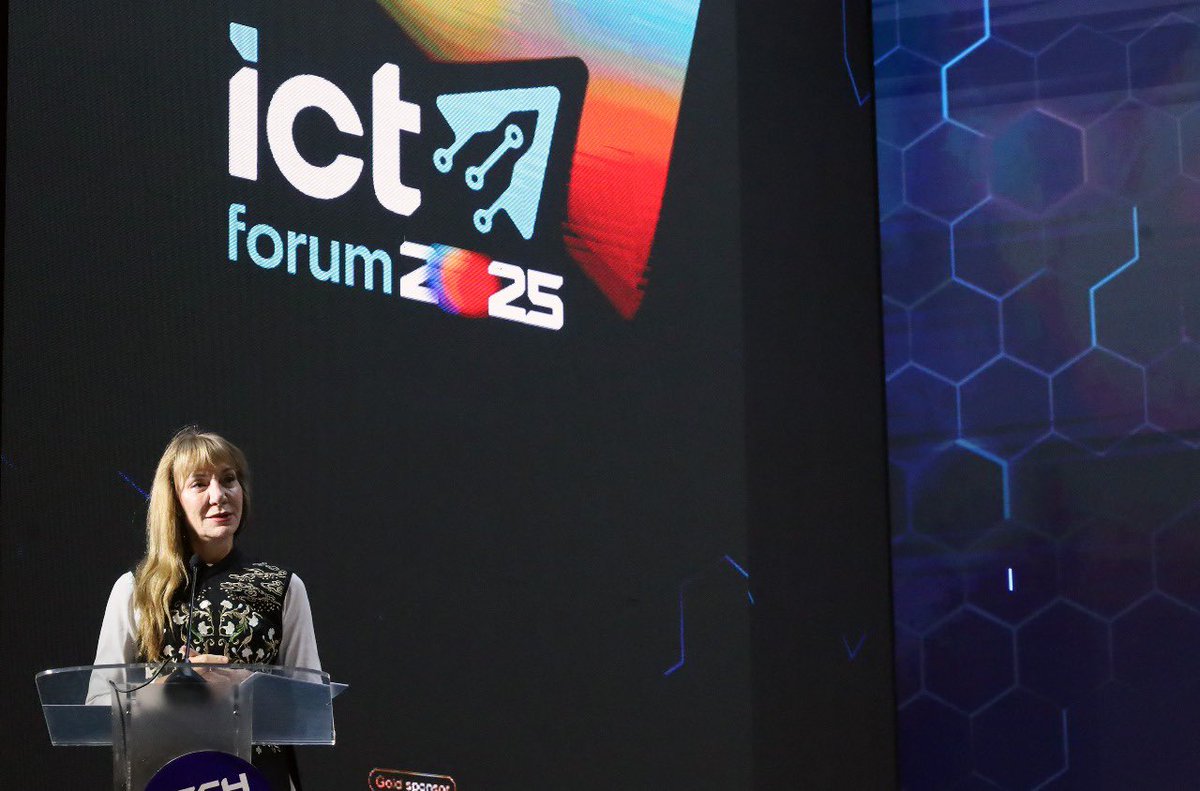 MatildaDimovska's tweet image. Technology needs to be a bridge, not a dividing line. At 🇲🇳&apos;s ICT Forum 2025 organized by @mddc_mongolia, I stressed importance for &apos;digital first&apos; future to be inclusive, ethical, &amp;amp; transformative where AI &amp;amp; tech power opportunity, climate resilience, &amp;amp; human development for all