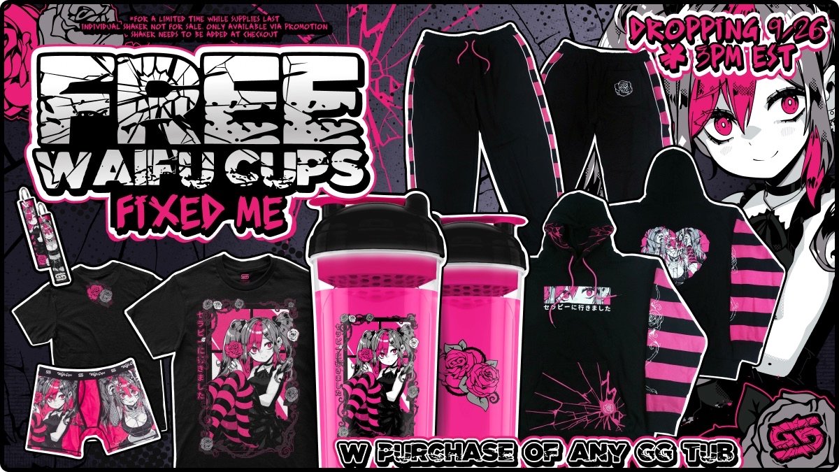 I know my friends here need some new caffeine in their life, and now you can get a Free Waifu Cup!

Starting tomorrow at 3PM EST, Buy a Tub/Get a Free Cup! 

Use code Tystra for 10% off! 

gamersupps.gg/tystra