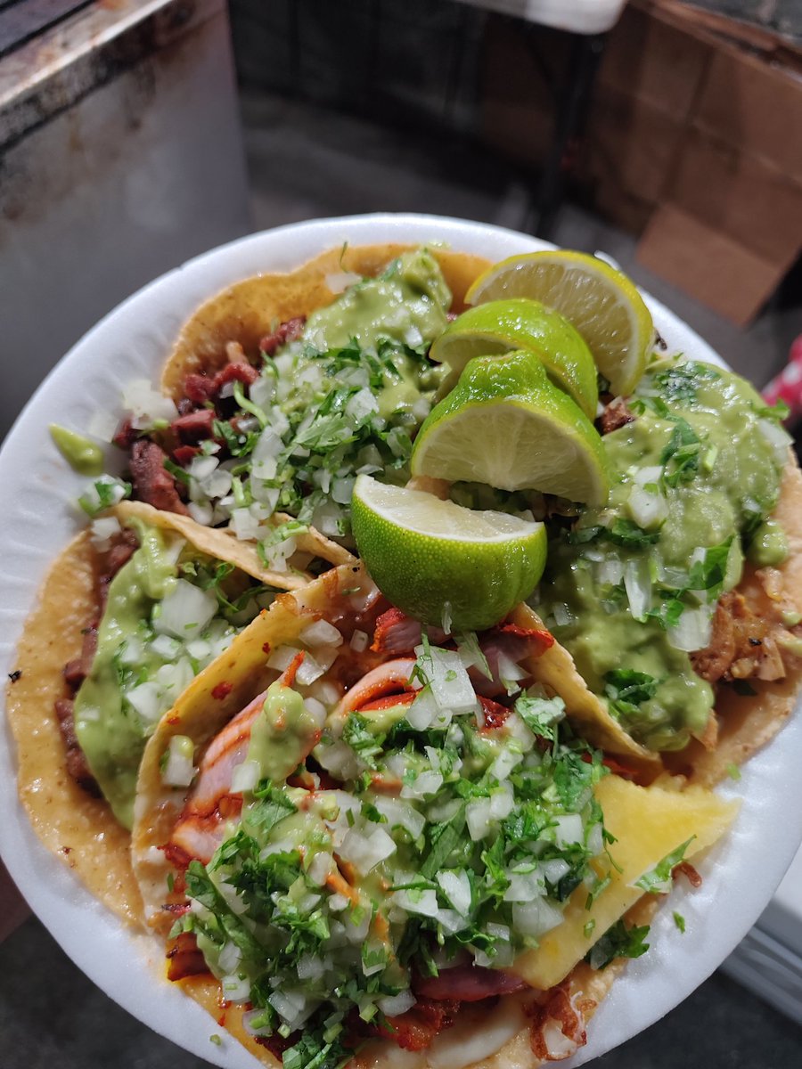 Some tacos after a 12 hour shift.