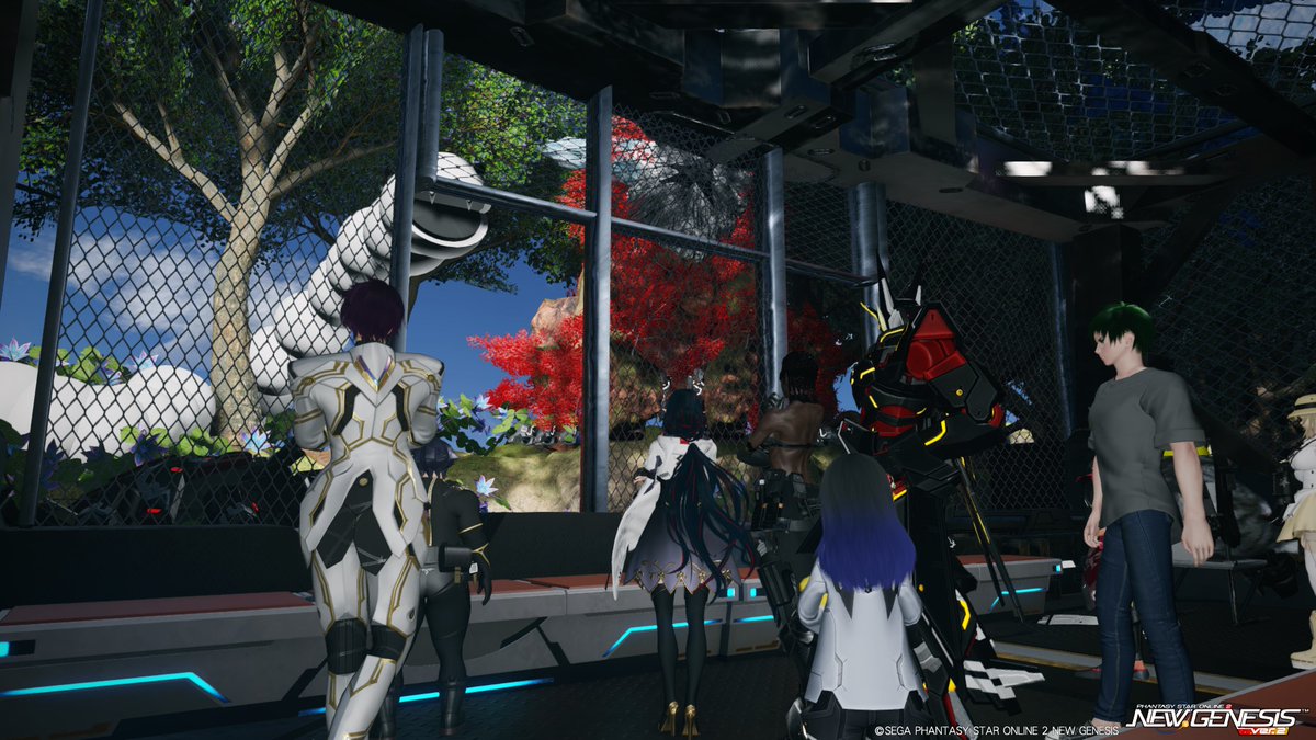 Ship3_Iuchi01's tweet image. 昨日はみんなでサファリパークに行ってきました
バスに乗って色んなアニマルを見てきました（笑）
#PSO2NGS