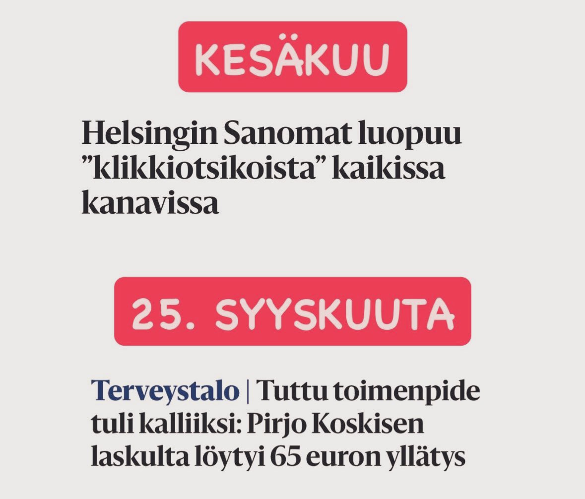 Hesariii, mitä tuli kesäkuussa luvattua? Ei se ole näin vaikeaa…
<a href="/hsfi/">Helsingin Sanomat</a> <a href="/EYlajarvi/">Erja Yläjärvi</a>