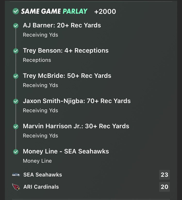 ✅✅✅ BOOM!!!! CASH the +2000 TNF Parlay for the Discord!!!!!! 🤑🤑🤑🤑🤑