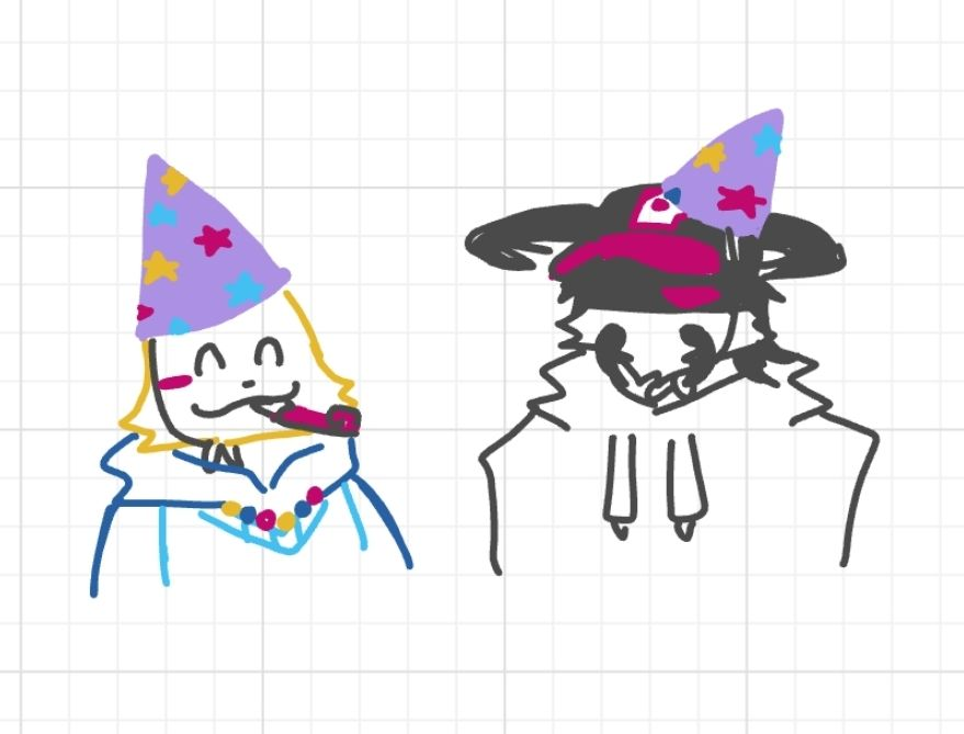 HonikkerNii's tweet photo. i dont exactly draw them being romantic. i like to see them fucking around
#regretevator #partybeetle https://t.co/FDe9jv9tBg