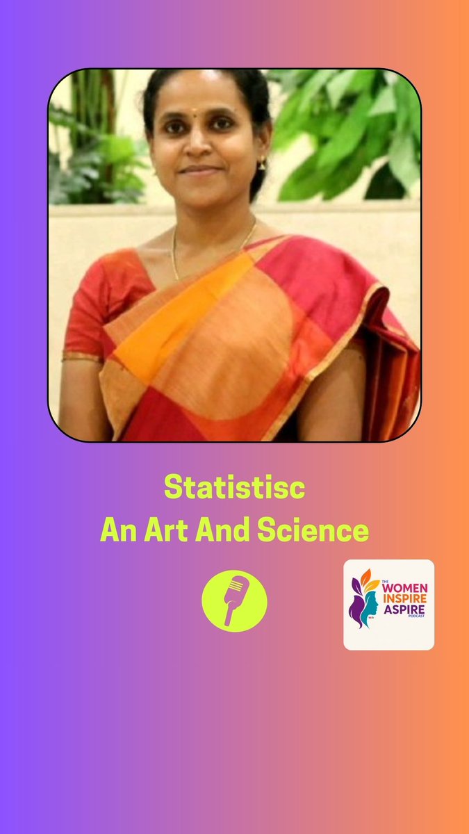 In this episode of shorts in "The Women Inspire Aspire Podcast", Dr. Nithya Natarajan talks about statistics being an art as well as science.

Full episode here: youtu.be/Q6Qc3C1FMv4

Please subscribe to this channel for more awesome podcasts!

#womeninspireaspire #women