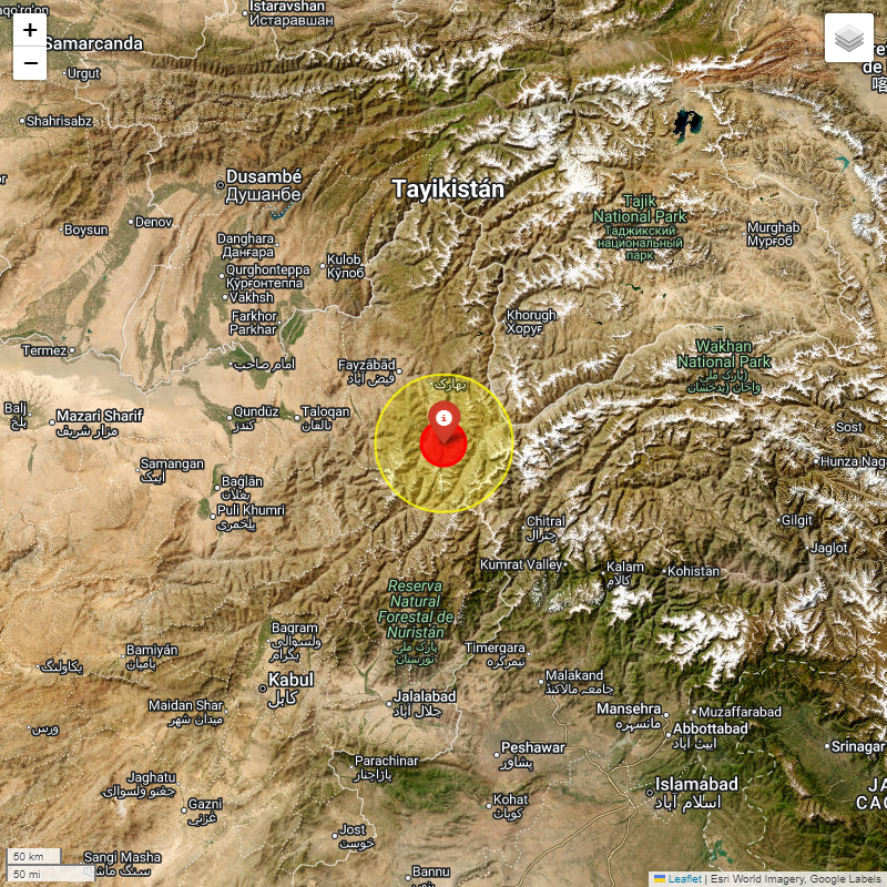 Billy_EQ's tweet image. #IIGEA #SIMMSA #SISMO #EARTHQUAKE
MAGNITUDE: 5.1Mw
#HINDU #KUSH #REGION #AFGHANISTAN
2025-09-26, 03:17:25.51 UTC
LAT: 36.5267° LON: 70.9989°
DEPTH: -190.0km
iigea.org/monitor