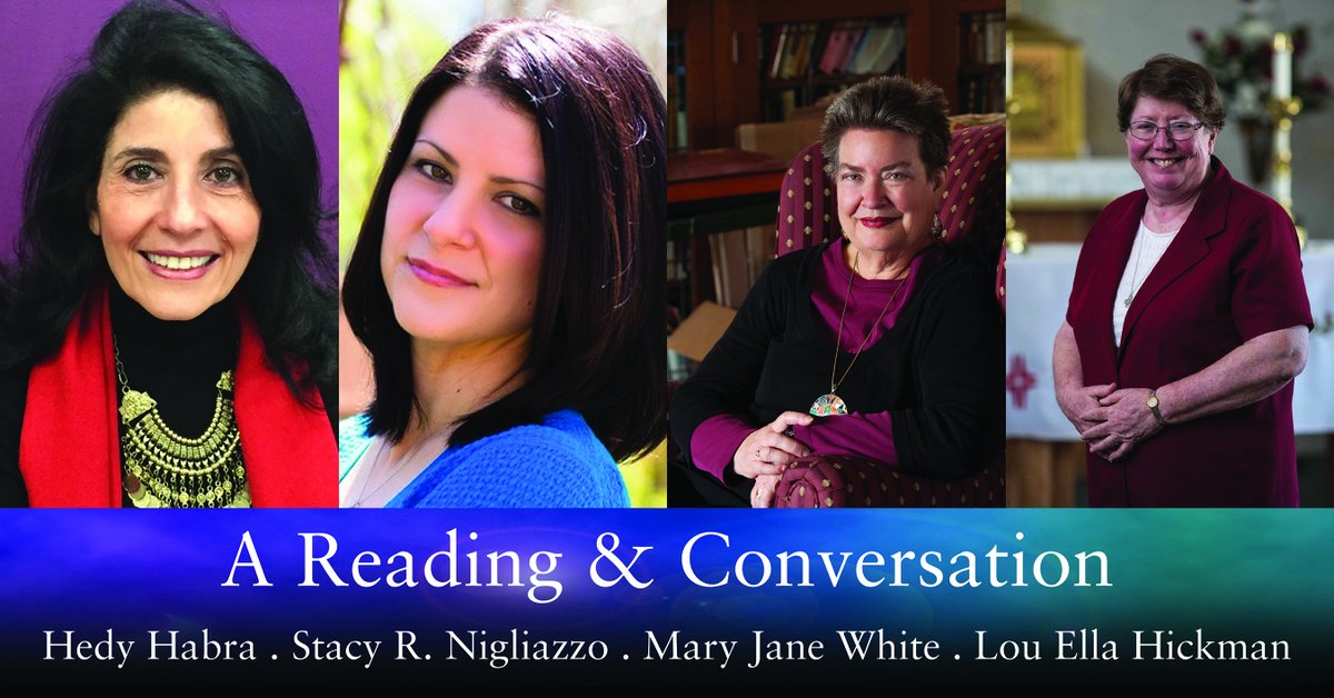 mannouna's tweet image. Join us next weekend on Saturday, October 4, at 4PM Eastern! 
"Press 53 kicks off its 20th anniversary celebration with a reading by poets Hedy Habra, Stacy R. Nigliazzo, Mary Jane White, and Lou Ella Hickman us02web.zoom.us/.../register/Q…