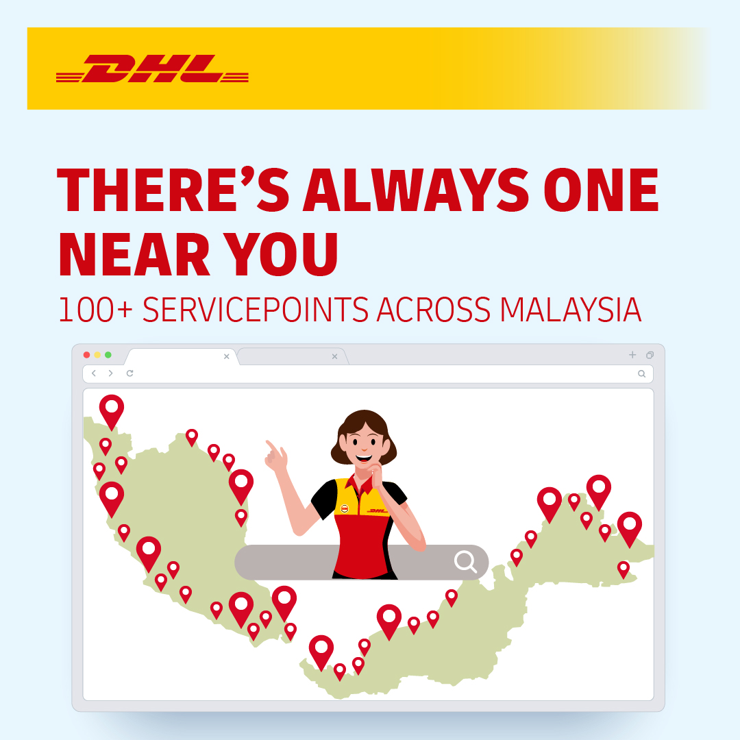 International shipping can feel complicated if you’re not a frequent shipper.

That’s why we have over ✈️ 100 DHL Express Service Points across Malaysia, so there’s always someone ready to assist you in person.

📍 Find one nearest to you: dhl.com/discover/en-my…