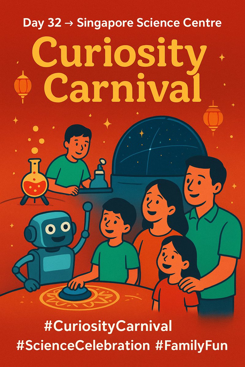KKarnati73954's tweet image. Singapore Science Centre: Curiosity Carnival ✨
Where robots wave, stars wink, and every experiment feels like a festival. Families laugh, learn, and wonder together—because happiness grows with curiosity. 🔬🌌
#ScienceJoy #FamilyAdventures #CuriosityUnleashed"