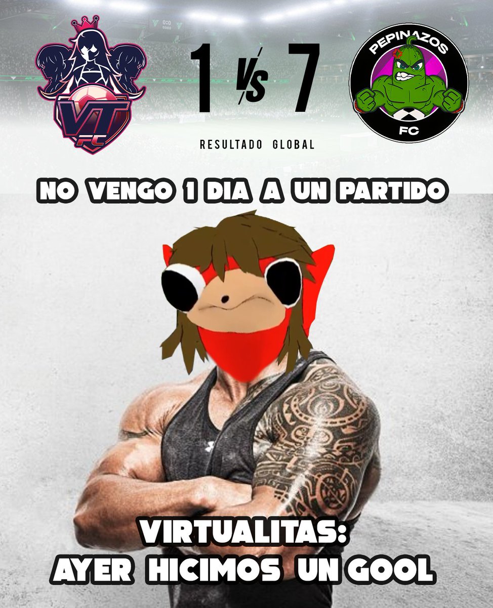Cada vez perdemos con menos goles en contra 😅⚽ ¡eso ya es progreso! Aunque caigamos, no nos rendimos; seguimos mejorando paso a paso y vamos con todo por esa victoria. 🔥🙌

#LaLigaDeLosMuertos #LLDLM #FC25 #FIFAStreamer #FIFA25ClubesPro #ClubesPro #VirtualitasFC