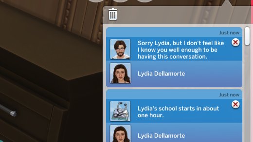 Connor just told Lydia they don't know each other well enough for him to talk about his career with her and that is honestly not that far off from one of their canon arguments 😭 I tried making them friendly and he Still is like this