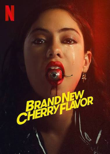 puddingtaco1's tweet photo. @SilverNumber1 Brand New Cherry Flavor is a limited mini series on Netflix. Only 8 episodes about a young lady who makes a deal with a witch and starts puking up kittens. Set in the '90s. Body horror and some dark humor, too! https://t.co/Jpph3R41dz
