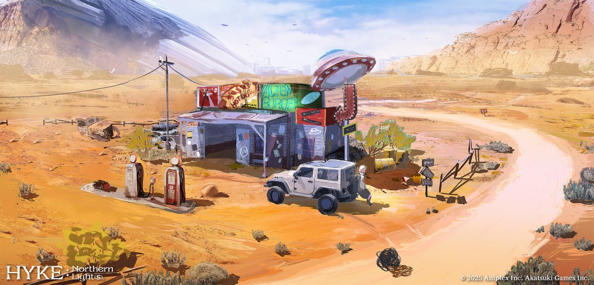 HYKE:Northern Light(s)
🎨 Initial Concept Art 12

世界観をかたちづくる初期コンセプトアートをご紹介
One of the first visions of the world taking shape.

ハイク休憩中
”Hyke on a break”

▼Now Available
hyke-northernlights.com
#ハイノラ #HykeNL