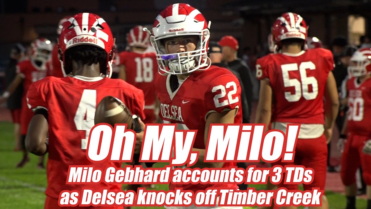 Milo Gebhard returned to the lineup after missing two games due to injury and provided a big boost for Delsea in a win on senior night. The Crusaders knocked off Timber Creek to improve to 3-2 on the season.

Watch the FULL highlights + reaction HERE: jerseysportszone.com/watch-thursday…