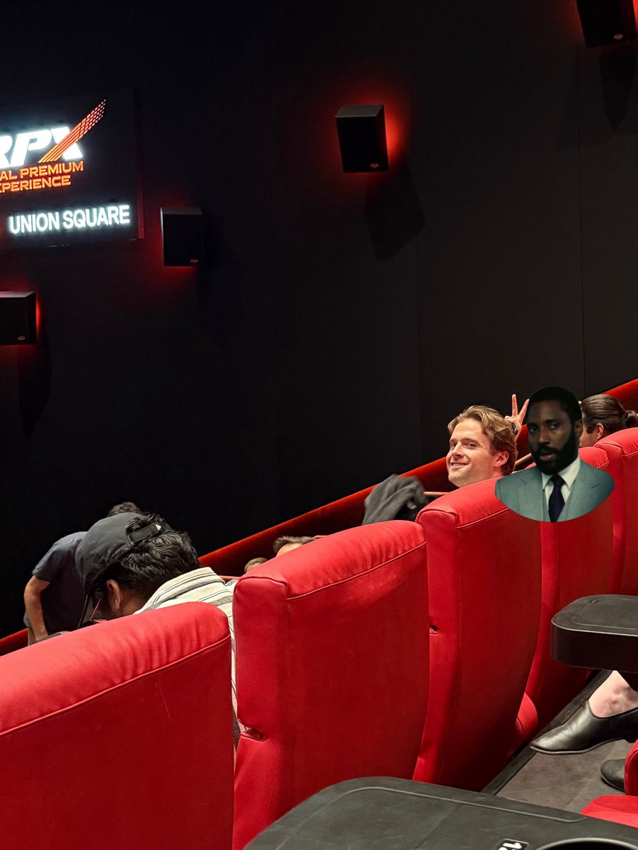 bobgoochman's tweet image. and if I said I was also at a vistavision showing of the latest PTA film with my film twitter girlfriend last night