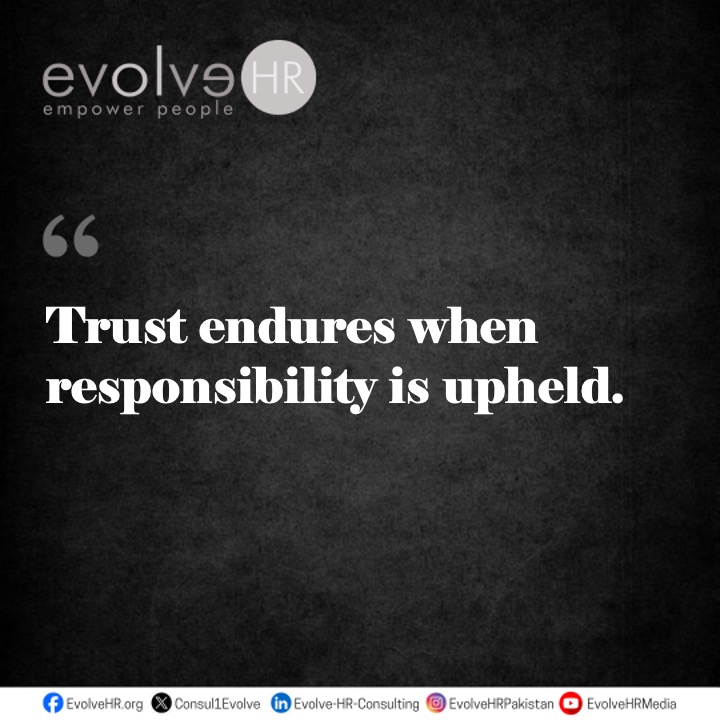 Consul1Evolve's tweet photo. Responsibility sustains the trust we earn.
#SalaryDelays #WagePayment #PayrollChallenges #TimelyPayments #EmployeeTrust #FairCompensation
#WorkplaceCommitment #PayrollMatters #FinancialWellbeing #RespectForEmployees #FairCulture
#EvolveHR
#EmpowerPeople
#HRConsultants https://t.co/jZqR9DlPz5