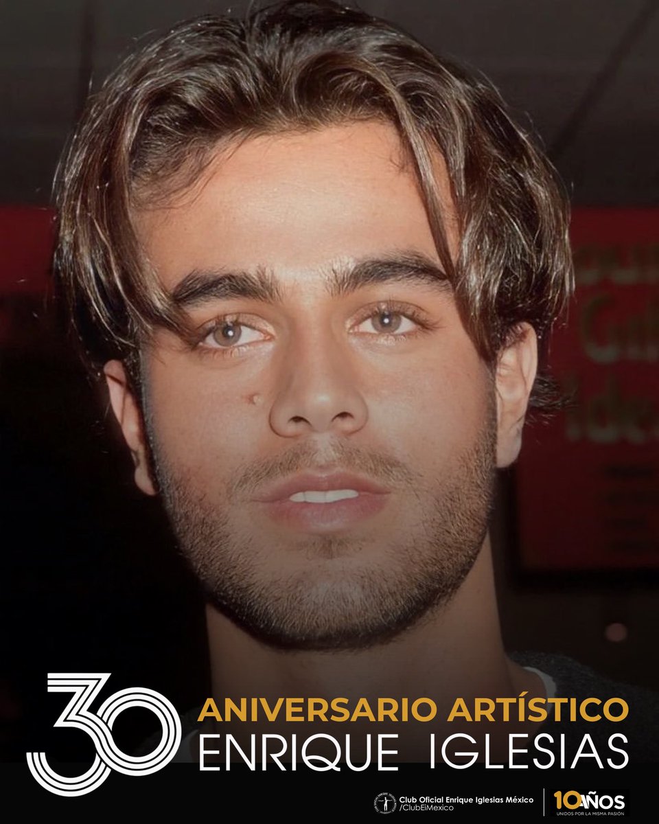 Hoy celebramos 3 décadas historias, música, fiesta, alegría, pasión y mucha felicidad en compañía de <a href="/enriqueiglesias/">Enrique Iglesias</a>. 
 
¡Muchas Felicidades a nuestro #Heroe! 

#enriqueiglesias #30Ei #30YearsOfEnrique #CLUBEIMEXICO #mexico #IrvingCEIM