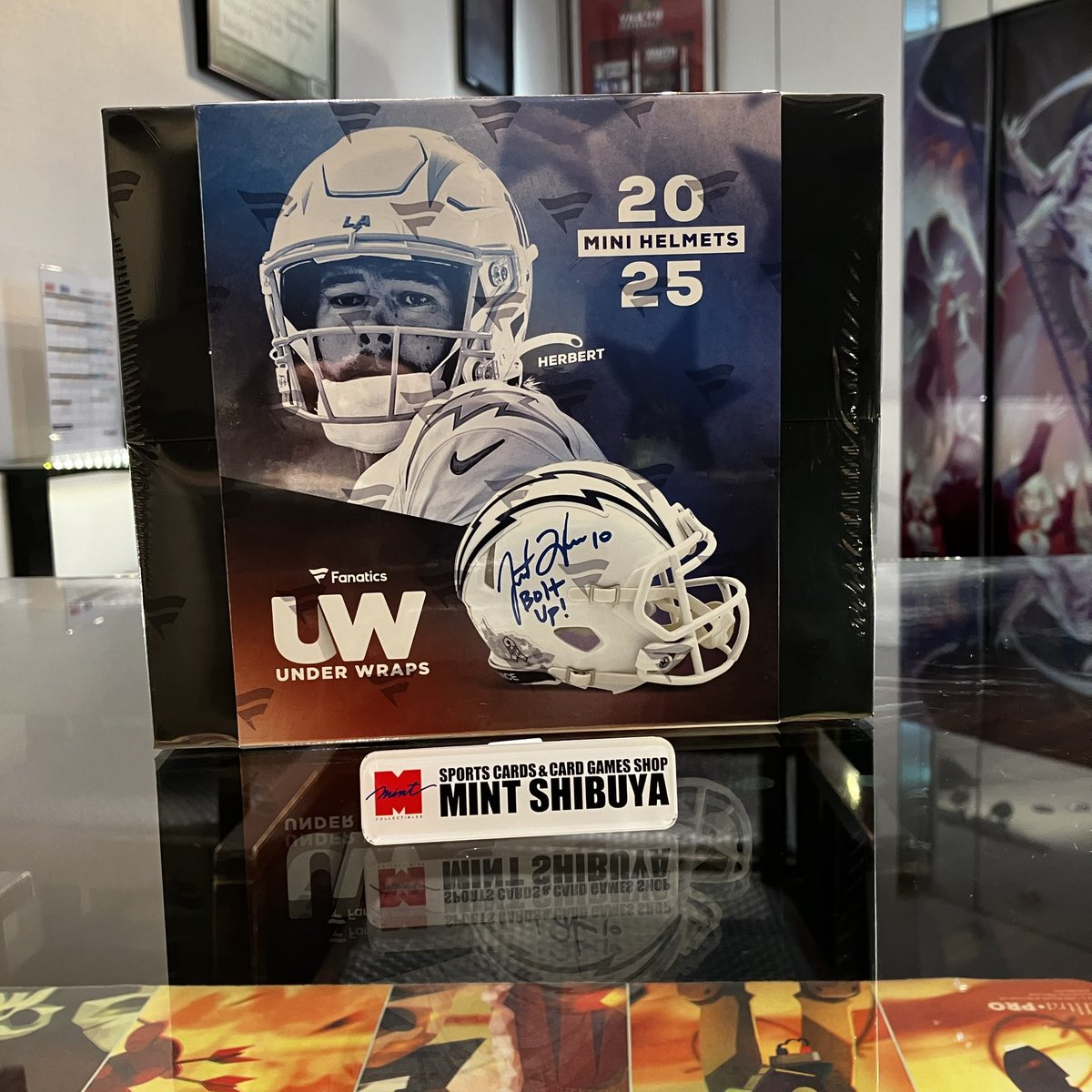 NFLプロボウル サイン入りヘルメット リデル NFL ポケットサイズヘルメット タイタンズ│アメフト用品