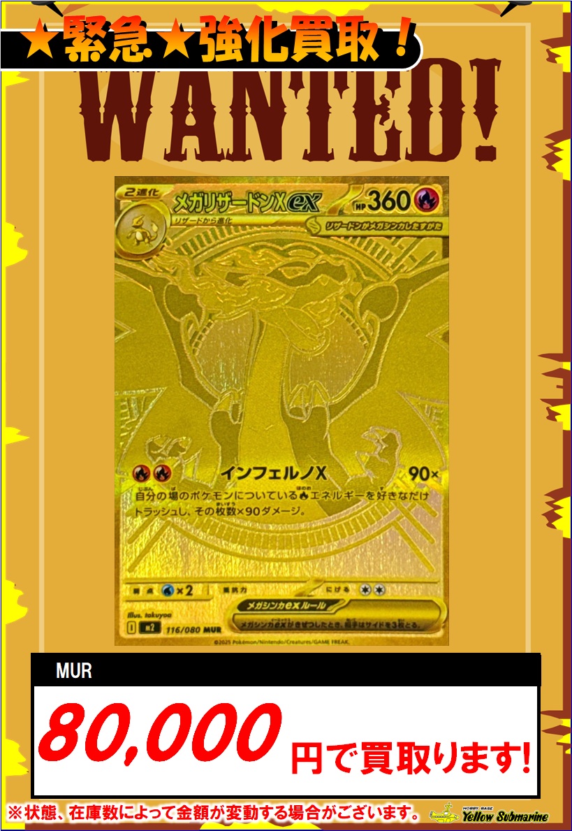 ポケモンカード MUR 116/080 メガリザードンex