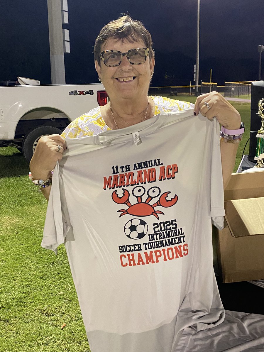 AcpMaryland's tweet photo. Great fun at the CRAB soccer tournament tonight, with terrific athleticism, collegiality, and excellent fan support. Congratulations to @MHIM_Baltimore first place winners with #AscensionStAgnes as runners up. https://t.co/uTJPyNiUHJ