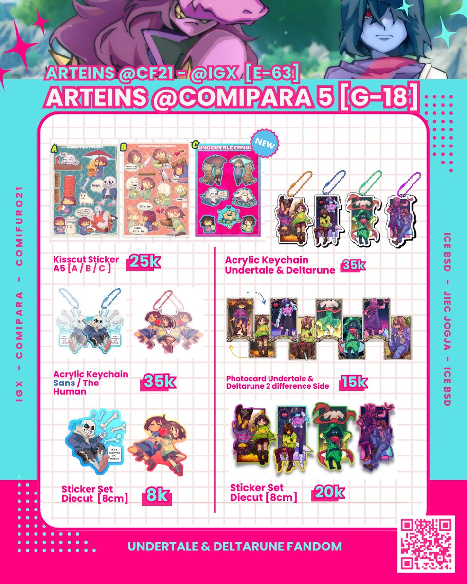 Eints01's tweet image. 🌻𝗔𝗥𝗧𝗘𝗜𝗡𝗦 𝗢𝗣𝗘𝗡 𝗣𝗢 𝗖𝗙𝟮𝟭, 𝗖𝗢𝗠𝗜𝗣𝗔𝗥𝗔 &amp;amp; 𝗜𝗚𝗫🌻
(1/4)

𝗚𝗔 ♥️&amp;amp;🔁𝘁𝗼 𝗷𝗼𝗶𝗻!
get up to 𝟭𝟬𝟬𝗸 𝗠𝗲𝗿𝗰𝗵, pick on your own! Plushie is OK

🔗 Link : forms.gle/3xF7iH8y9qyLCc…
📦 PO : [26 Sep - 3 Okt]

#cf21catalogue #comipara5 #CF21 #IGX #CFXXI #comifuro21