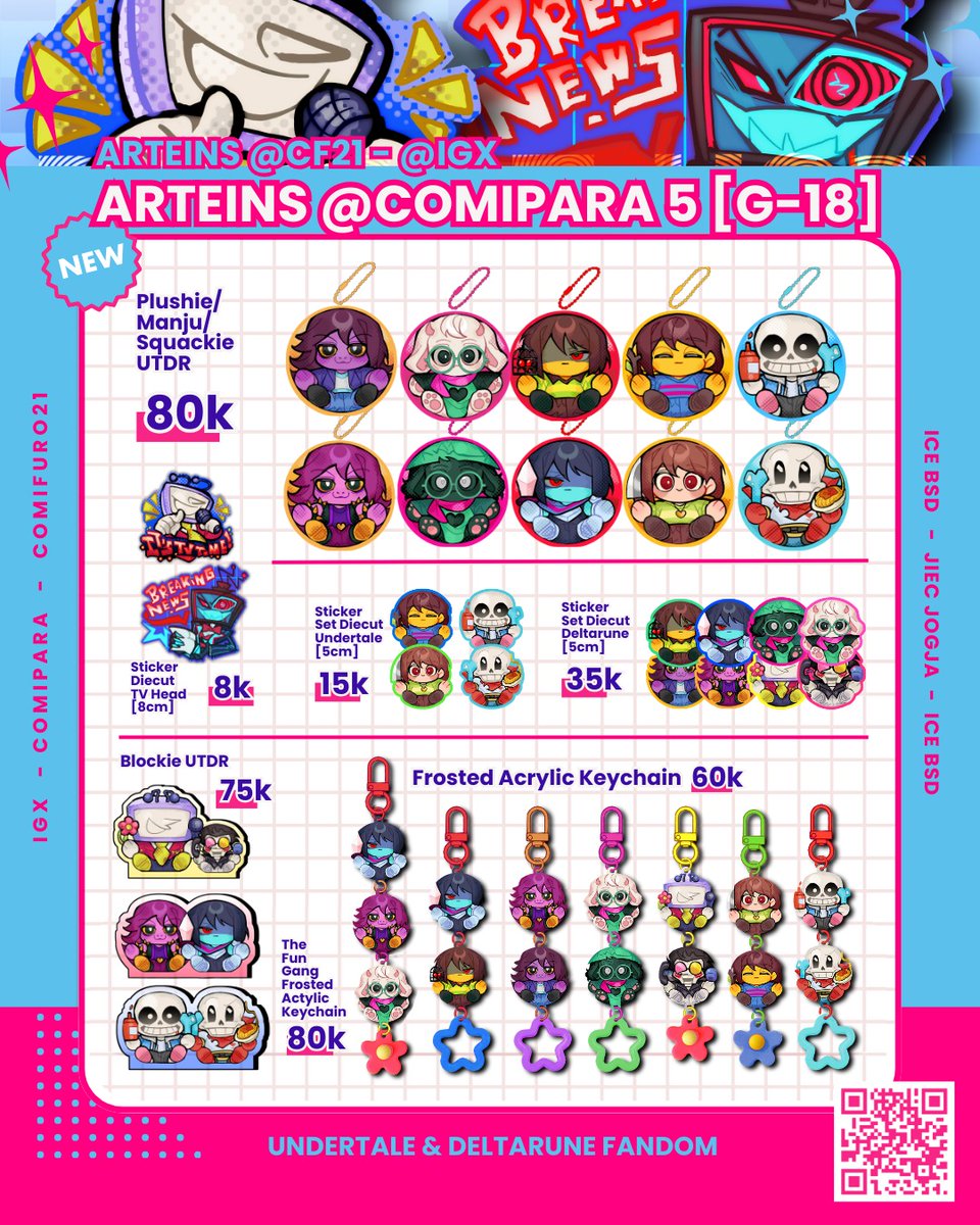 Eints01's tweet image. 🌻𝗔𝗥𝗧𝗘𝗜𝗡𝗦 𝗢𝗣𝗘𝗡 𝗣𝗢 𝗖𝗙𝟮𝟭, 𝗖𝗢𝗠𝗜𝗣𝗔𝗥𝗔 &amp;amp; 𝗜𝗚𝗫🌻
(1/4)

𝗚𝗔 ♥️&amp;amp;🔁𝘁𝗼 𝗷𝗼𝗶𝗻!
get up to 𝟭𝟬𝟬𝗸 𝗠𝗲𝗿𝗰𝗵, pick on your own! Plushie is OK

🔗 Link : forms.gle/3xF7iH8y9qyLCc…
📦 PO : [26 Sep - 3 Okt]

#cf21catalogue #comipara5 #CF21 #IGX #CFXXI #comifuro21