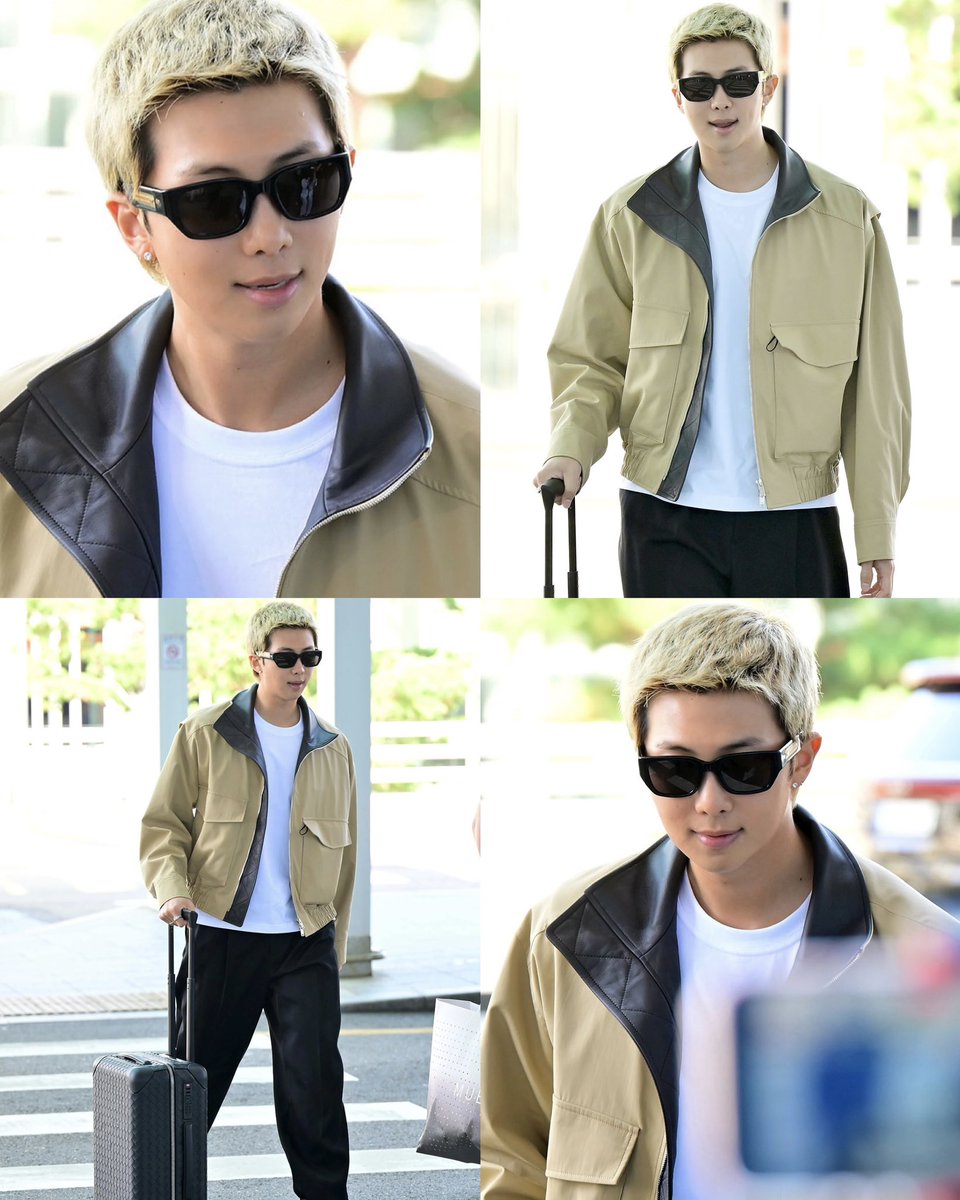 btsdaily77's tweet photo. RM departs Incheon for Milan to attend Bottega Veneta Summer 2026! 🛫✨ 

Have a safe flight, Namjoon! 💚 https://t.co/lhdZ6MRNJU