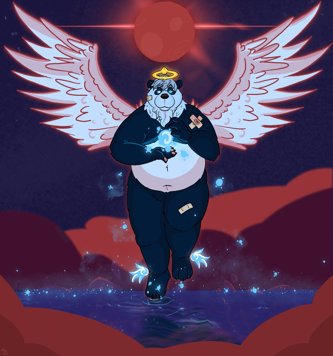 Dibujito para el Abi uwu
Un honor traer a su panda a la vida waaah