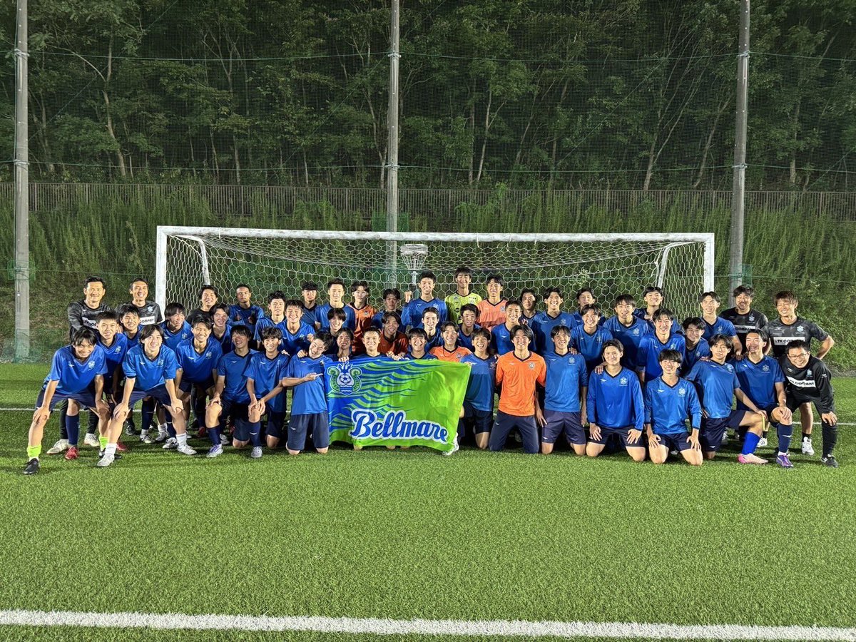 🟢U-18🔵

🏆 高円宮杯JFA U-18サッカーリーグ2025神奈川 K3 第9節
🗓️9/20（土）9:30K.O.
🆚湘南学院高校A
大会運営の規定により不戦勝により勝利となりました。

これによりK3リーグ優勝 そして来季K2リーグ昇格が決定👏
U-18選手たちへのたくさんの熱いご声援、ありがとうございました🔥

#bellmare