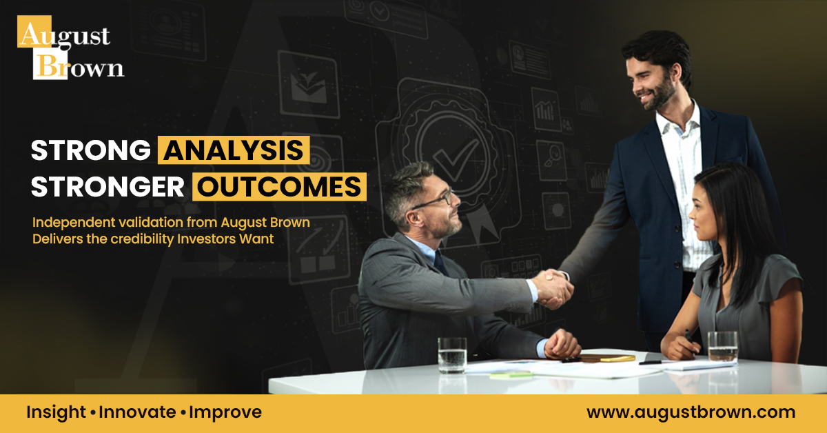Augustbrown4u's tweet image. Strong analysis only matters if it delivers stronger outcomes. 
Investors rely on August Brown for independent validation that strengthens cases and moves deals forward.

#IndependentValidation #FeasibilityStudies