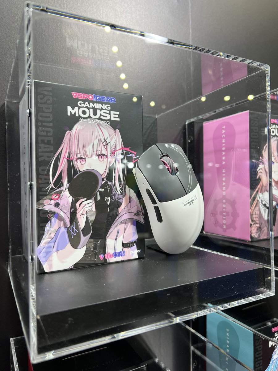 現在TGSで展示されている 『空澄セナマウスモデル』のお写真📸 現地
