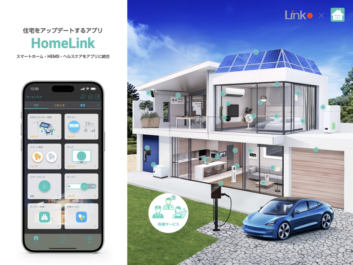 IoT技術などを活用し、便利で快適な生活を実現できるスマートホーム。Carbon第12号の特集「いざ、超高齢社会へ」でご紹介している『リンクジャパン』様（<a href="/iot_linkjapan/">リンクジャパン【公式アカウント】</a>）のスマートホーム統合アプリを使えば、加齢で体が不自由になっても、スマホ1台で簡単に家電や住設機器を操作できます。例えば、室