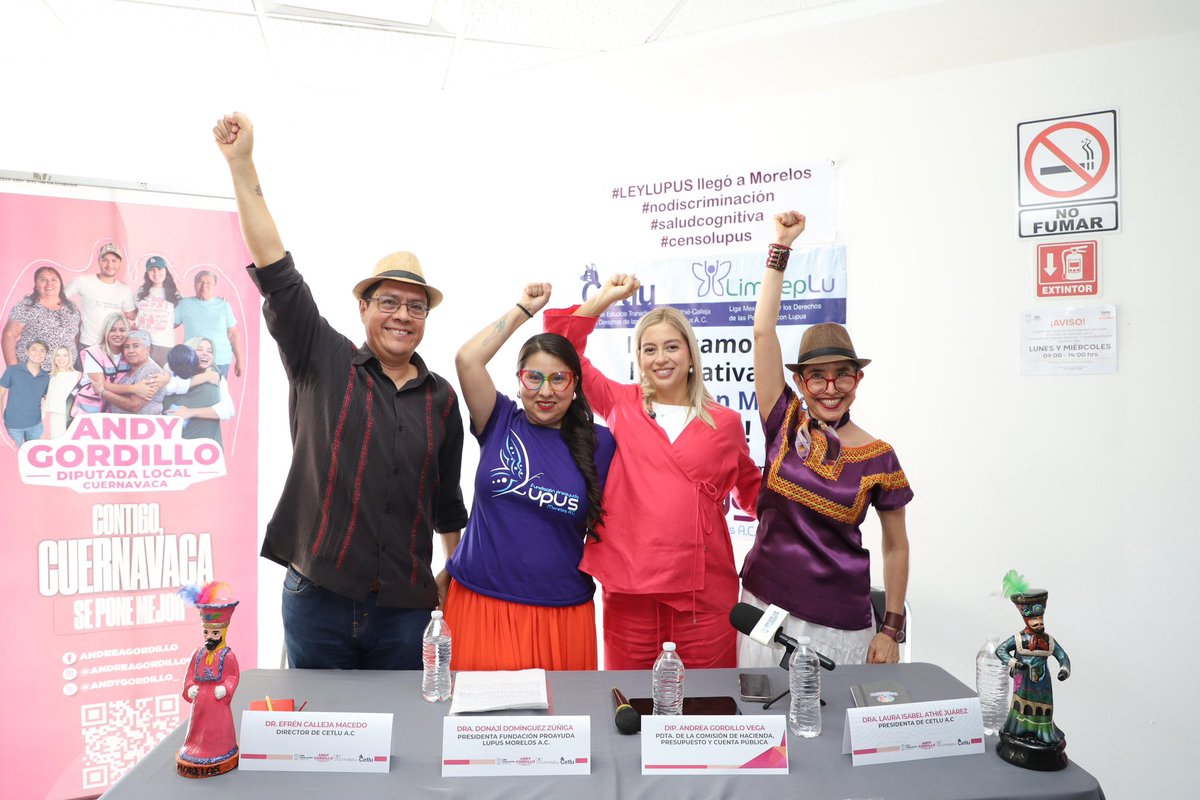 Hoy dimos un paso importante en el <a href="/MorelosCongreso/">H. Congreso del Estado de Morelos</a> por quienes viven con lupus. 💜

Junto a Fundación Proayuda Lupus Morelos y CETLU A.C. impulsamos esta iniciativa para garantizar atención digna y acompañamiento, y que nadie enfrente esta batalla en soledad.
#LeyLupus #Morelos