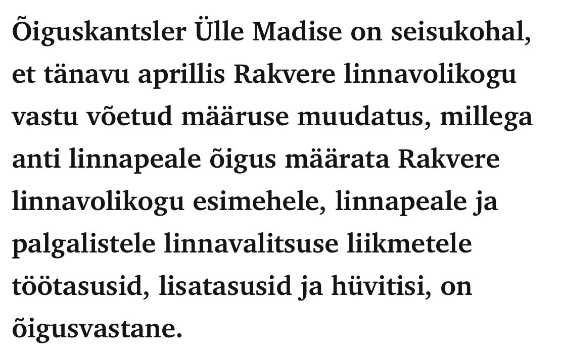 Võimalik vaid Isamaa juhitavas omavalitsuses - alluv (linnapea) omab õigust määrata preemiat nii iseendale, ülemusele (volikogu esimees) kui volikogu poolt paika pandud valitsuse liikmetele.

Muutus algab Rakverest!
