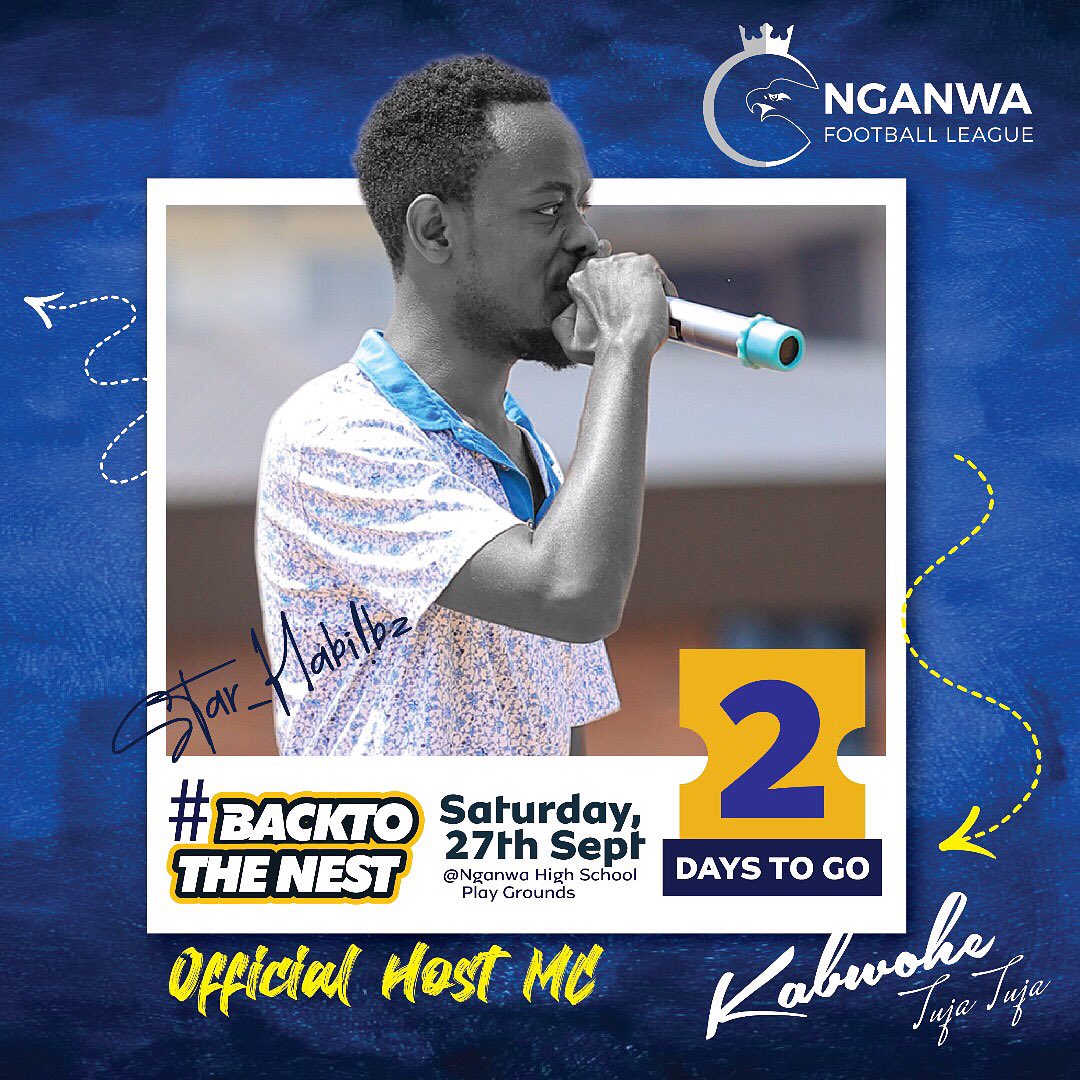 #CityKuCity
When you see this T-shirt, just know 💙💙 team leader <a href="/beracare/">BeraCare Medicals</a> is mic vibing 

All the best <a href="/NganwaFL/">Nganwa Football League</a> #BackToTheNest, but @starhabiibz remind people about their safety against NCDs.!